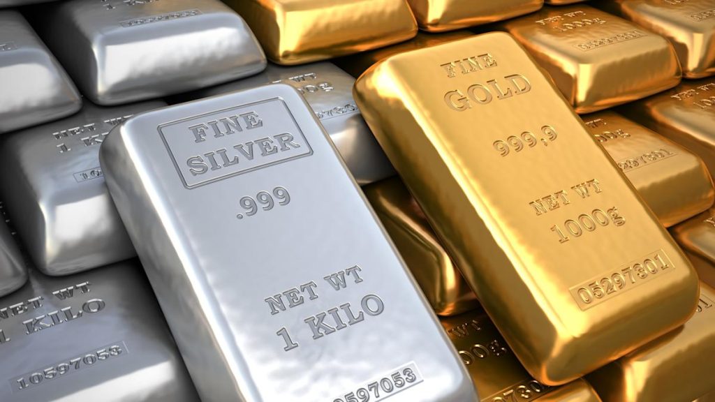 Gold and silver prices today, Monday, April 13: Gold and silver open lower then rebound after inflation report and blockade threat