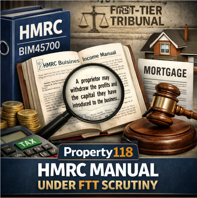 Property118 puts HMRC manual BIM45700 under FTT scrutiny