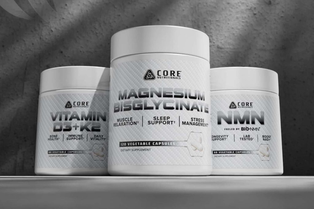 All-new Core Commodities Vitamin D3 + K2, NMN and Magnesium