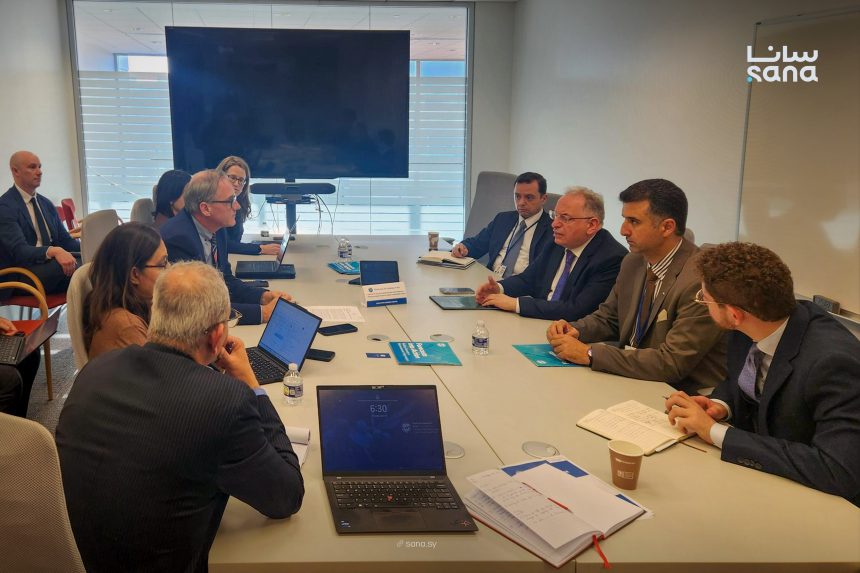 Finance Minister discusses support for Syria’s statistical system with IMF