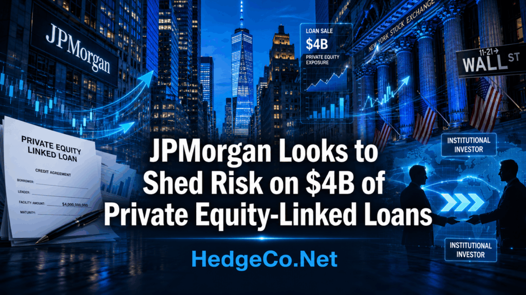 JPMorgan Looks to Shed Risk on $4 Billion of Private Equity-Linked Loans: