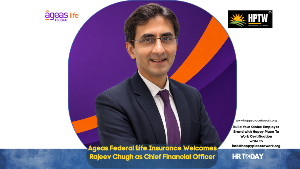 Ageas Federal Life Insurance Welcomes Rajeev Chugh as Chief Financial Officer