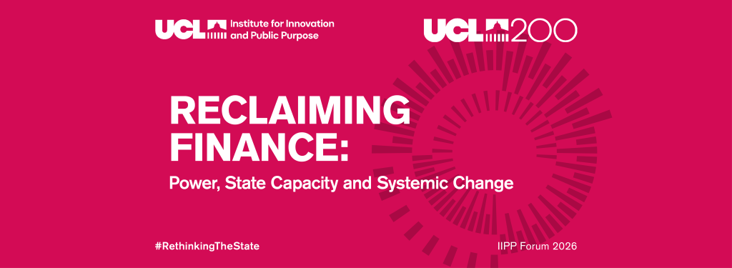 Reclaiming Finance: Power, State Capacity and Systemic Change
