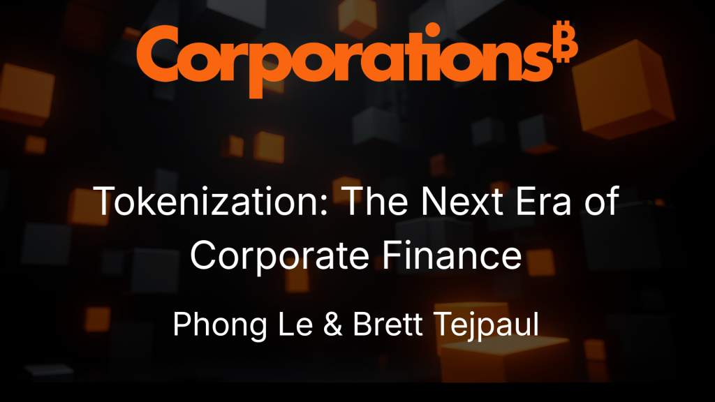 Tokenization: The Next Era of Corporate Finance – Strategy