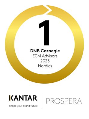 DNB Carnegie Achieves Historic Sweep in Prospera’s Corporate Finance Rankings Across All Nordic Markets