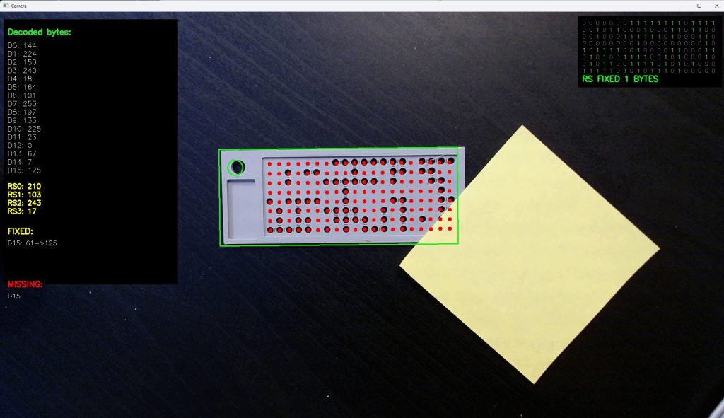 21st Century Punch Cards Are 3D Printed And Read By OpenCV