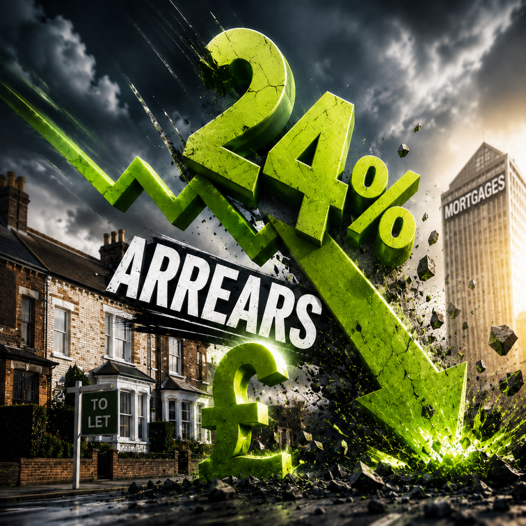Buy to let mortgage arrears fall 24% year-on-year