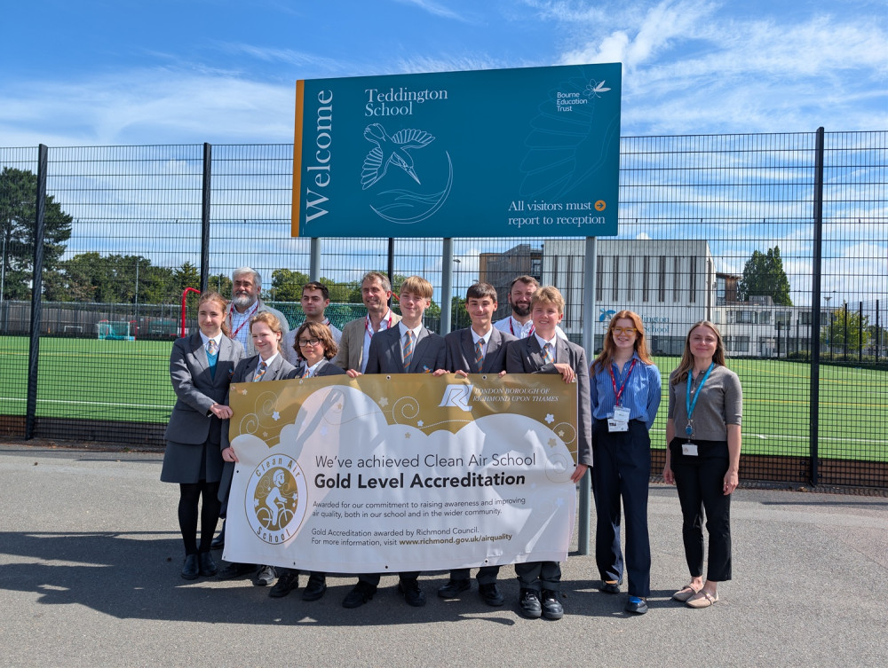 Going for gold: Teddington school scoops first clean air accreditation | Local News | News | Teddington Nub News