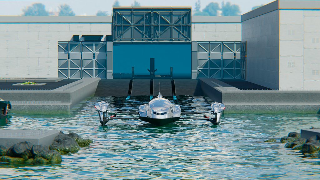 Sliver Bullet first look – 130ft foiling boat with spaceship looks