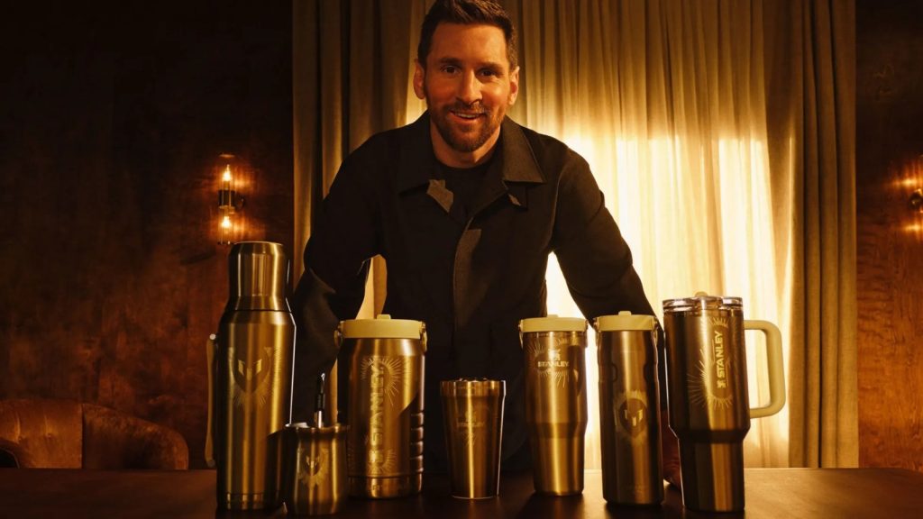 Lionel Messi Stanley Cup Gold Collection: Shop Tumbler, Bottles Online