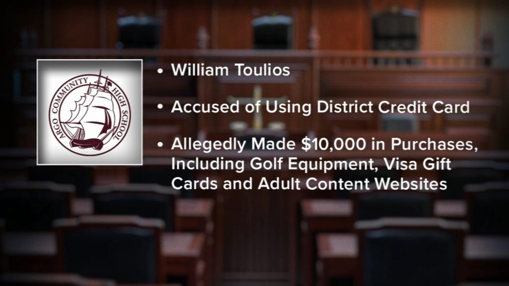 Former superintendent William Toulios accused of using Argo Community High School District 217 credit card for personal purchases