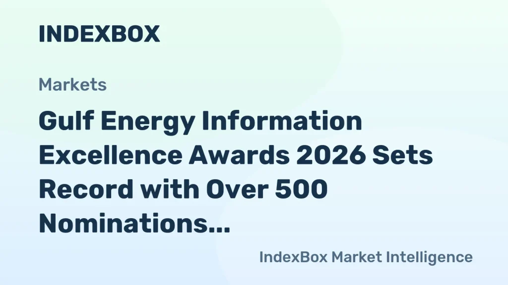 Gulf Energy Information Excellence Awards 2026: Record Nominations and Aramco Platinum Partnership – News and Statistics
