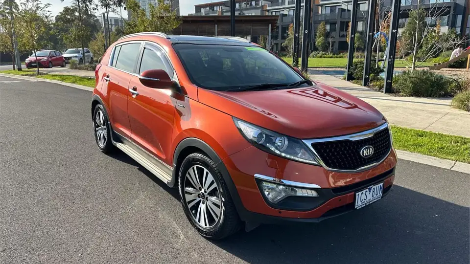 Used 2014 ORANGE Kia Sportage Platinum Wagon For Sale