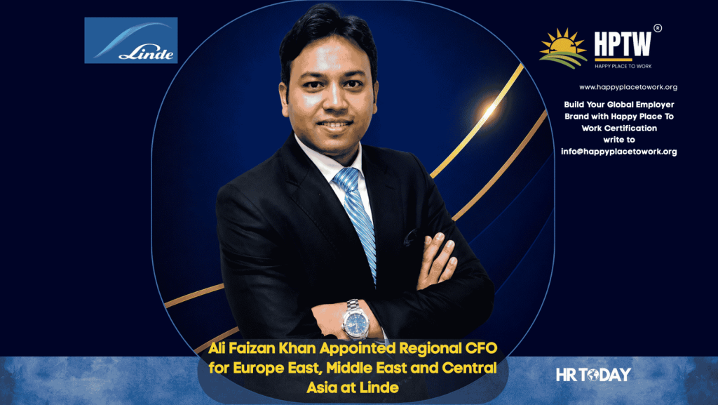 Ali Faizan Khan Appointed Regional CFO for Europe East, Middle East and Central Asia at Linde