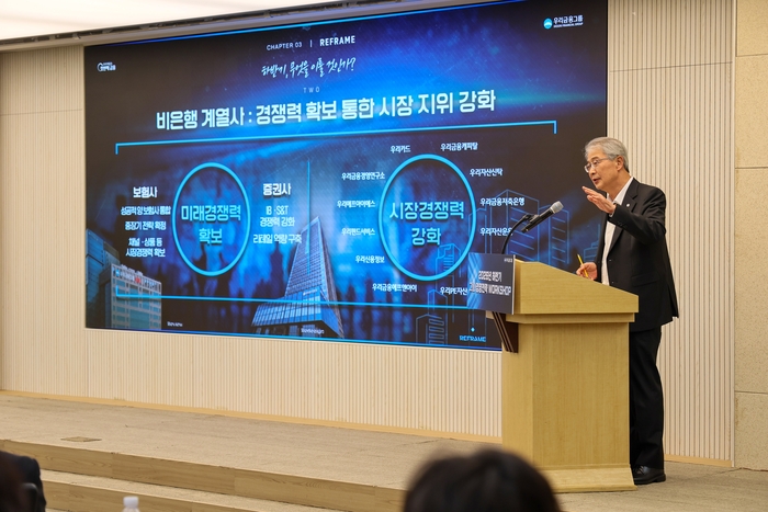 Woori Financial Group has put forward expanding its customer base as a top priority in the second ha..