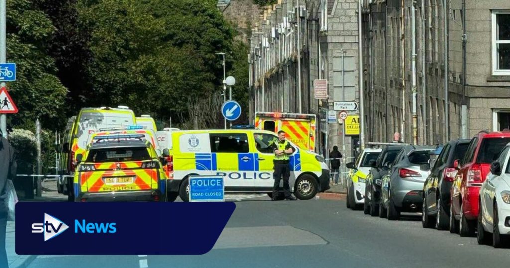 Police seal off Bedford Road in Aberdeen near retail park after man found injured at property
