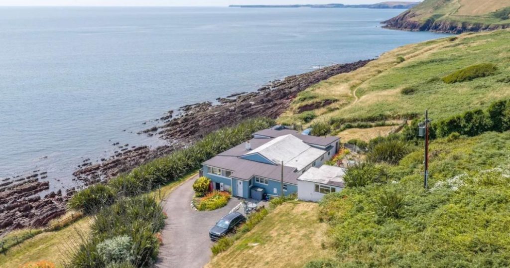 Coastal property with private beach access on sale in Tenby