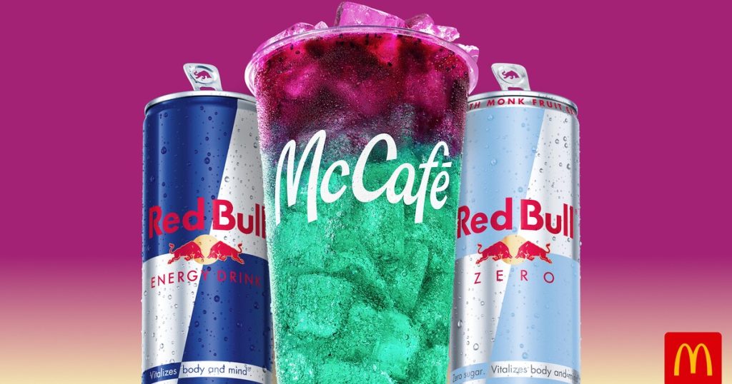 McDonald’s enters energy drink market with national Red Bull launch